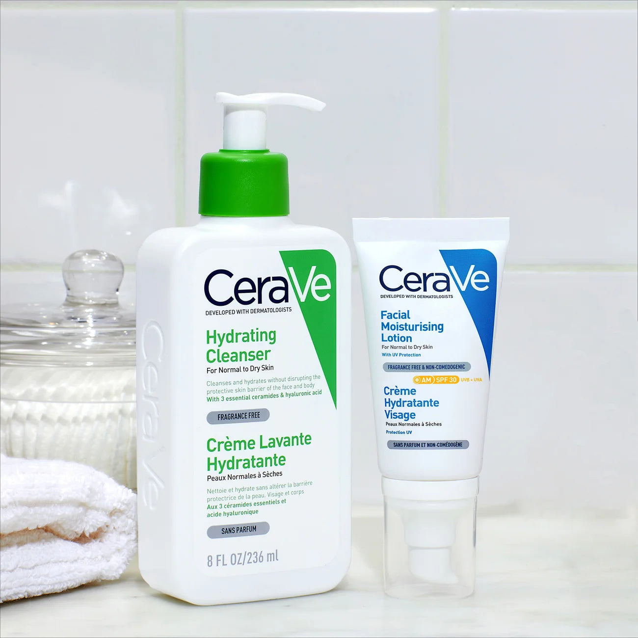 CeraVe AM Facial Moisturising Lotion SPF30 with Ceramides for Normal to Dry Skin 52ml