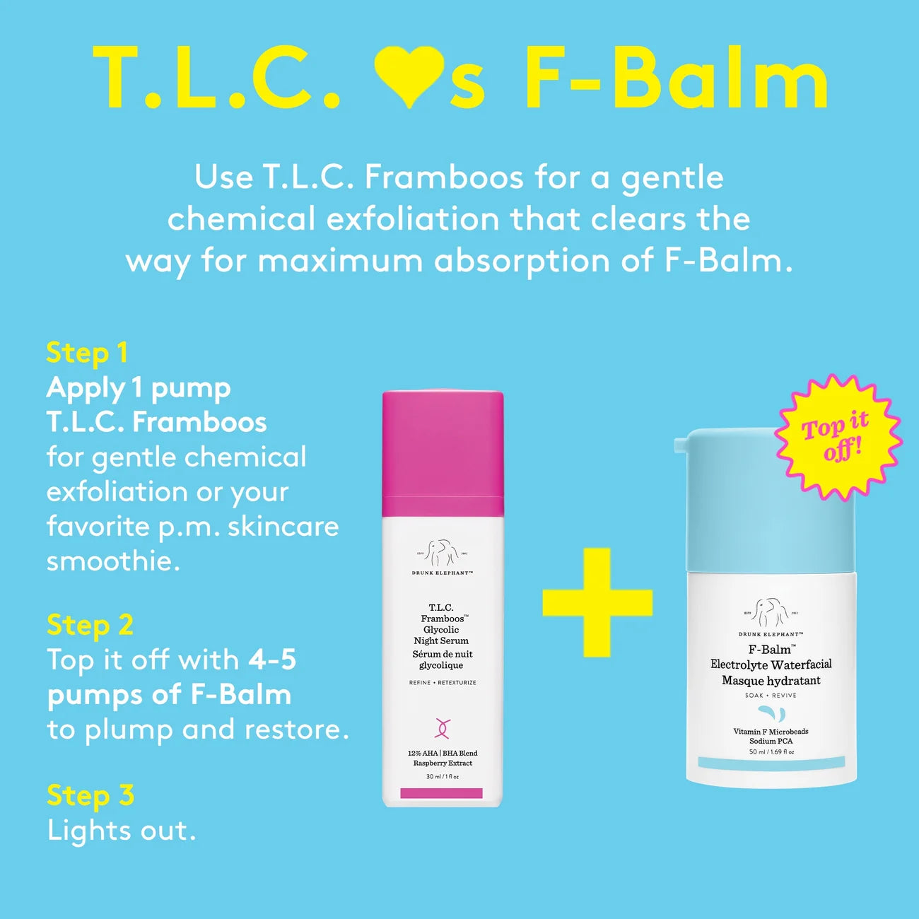 Drunk Elephant T.L.C. Framboos Night Serum 30ml