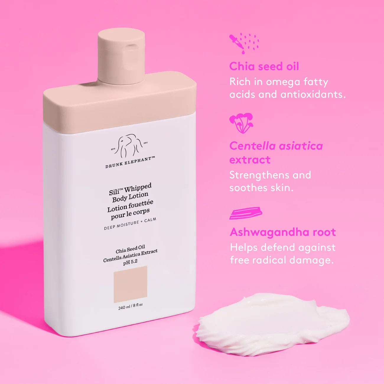 Drunk Elephant Sili Whipped Body Lotion 240ml