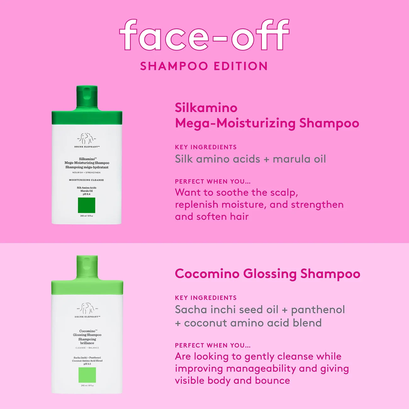 Drunk Elephant Silkamino Mega-Moisturizing Shampoo 240ml