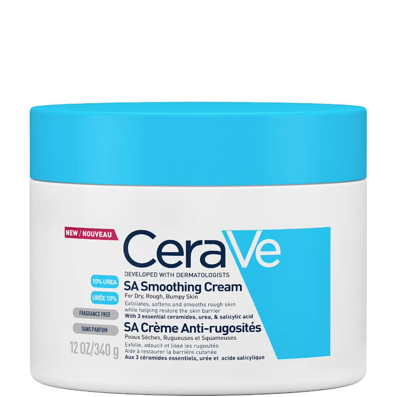 CeraVe SA Smoothing Cream with Salicylic Acid for Dry, Rough & Bumpy Skin