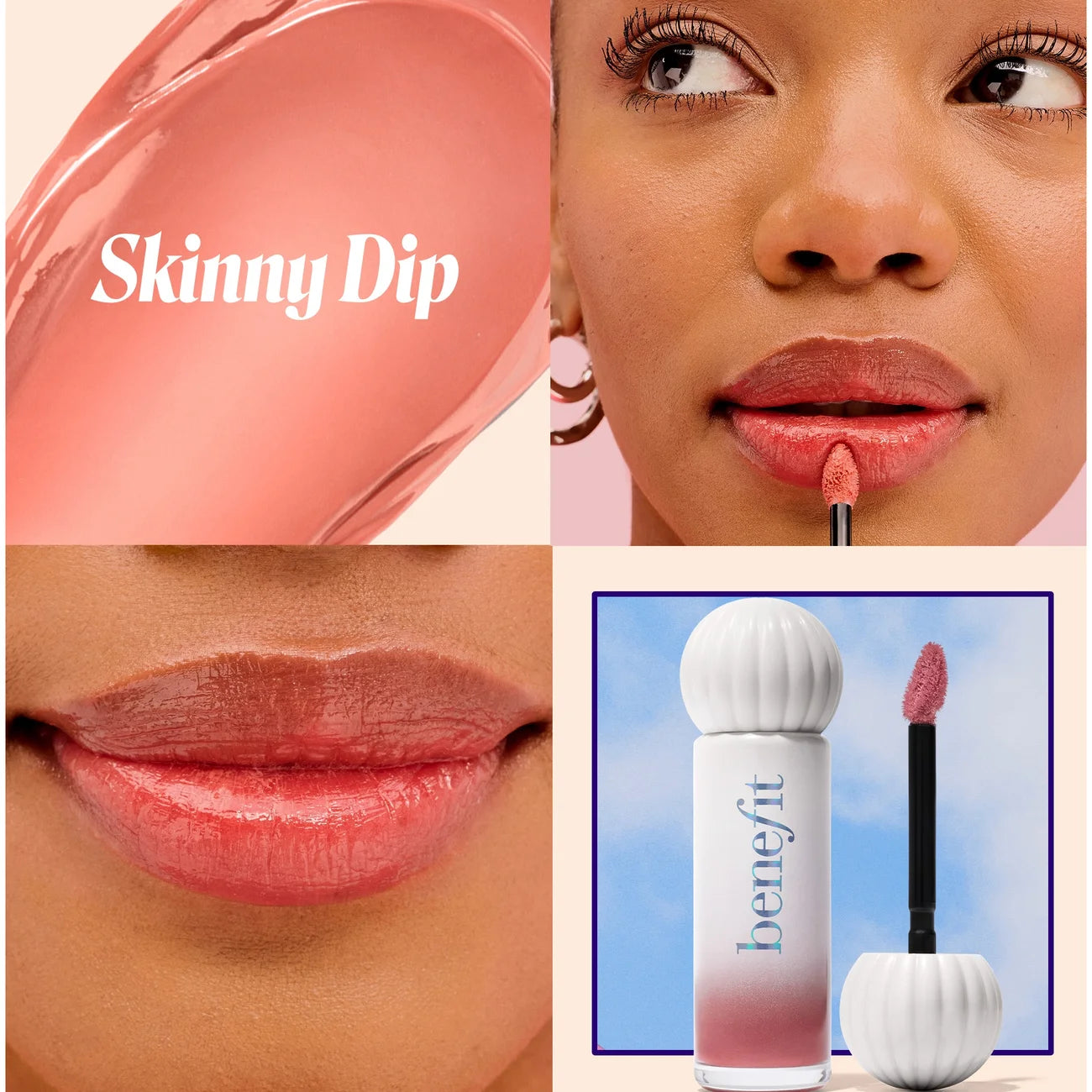 benefit Splashtint Moisturising Dewy Lip Tint 6ml (Various Shades)