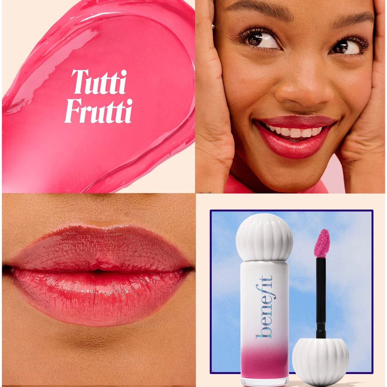 benefit Splashtint Moisturising Dewy Lip Tint 6ml (Various Shades)