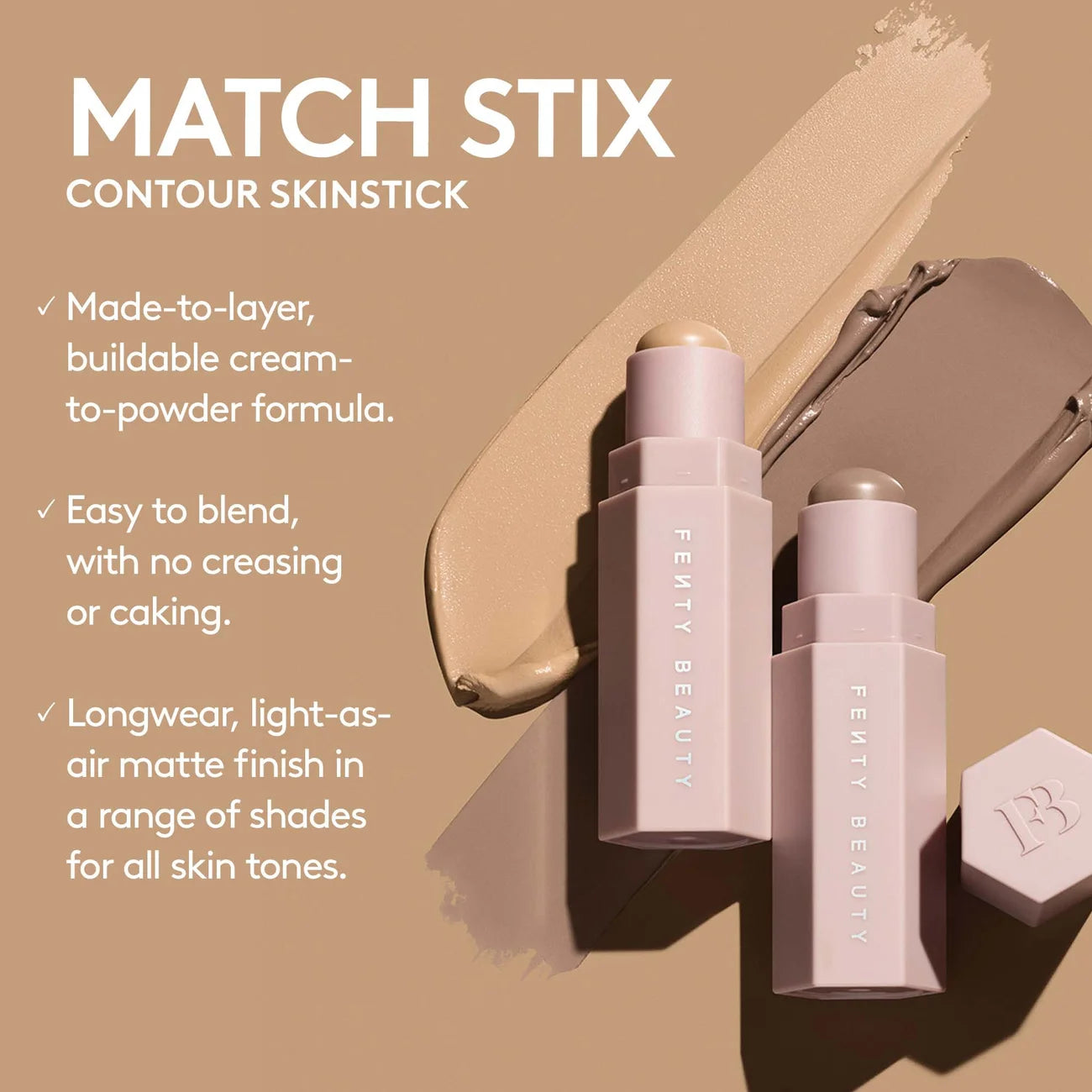 Fenty Beauty Match Stix Contour Skinstick 7.1g (Various Shades)