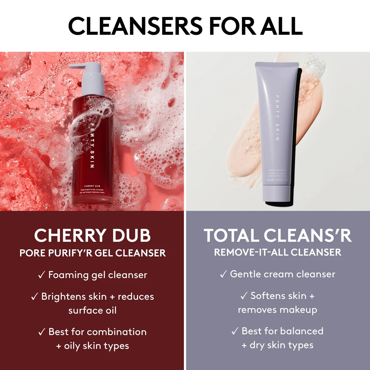 Fenty Skin Cherry Dub Pore Purify’R Gel Cleanser 190ml