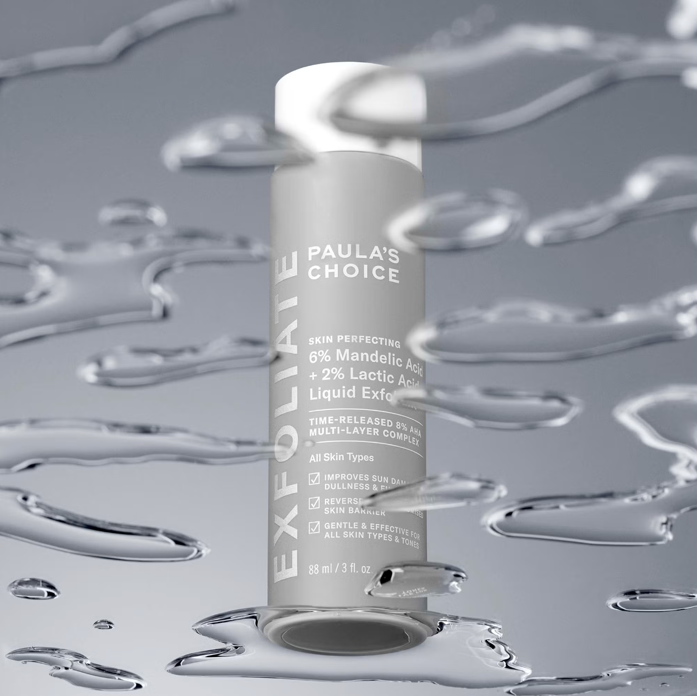 Paula's Choice Skin Perfecting 6% Mandelic Acid and 2% Lactic Acid Liquid Exfoliant 88ml