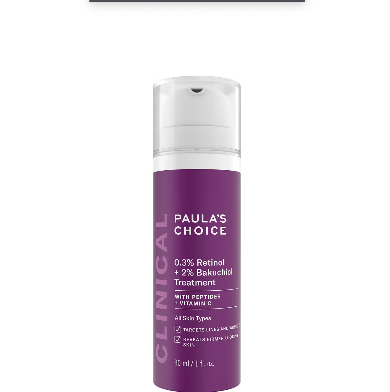 Paula's Choice Clinical 0.3% Retinol and 2% Bakuchiol Treatment 30ml