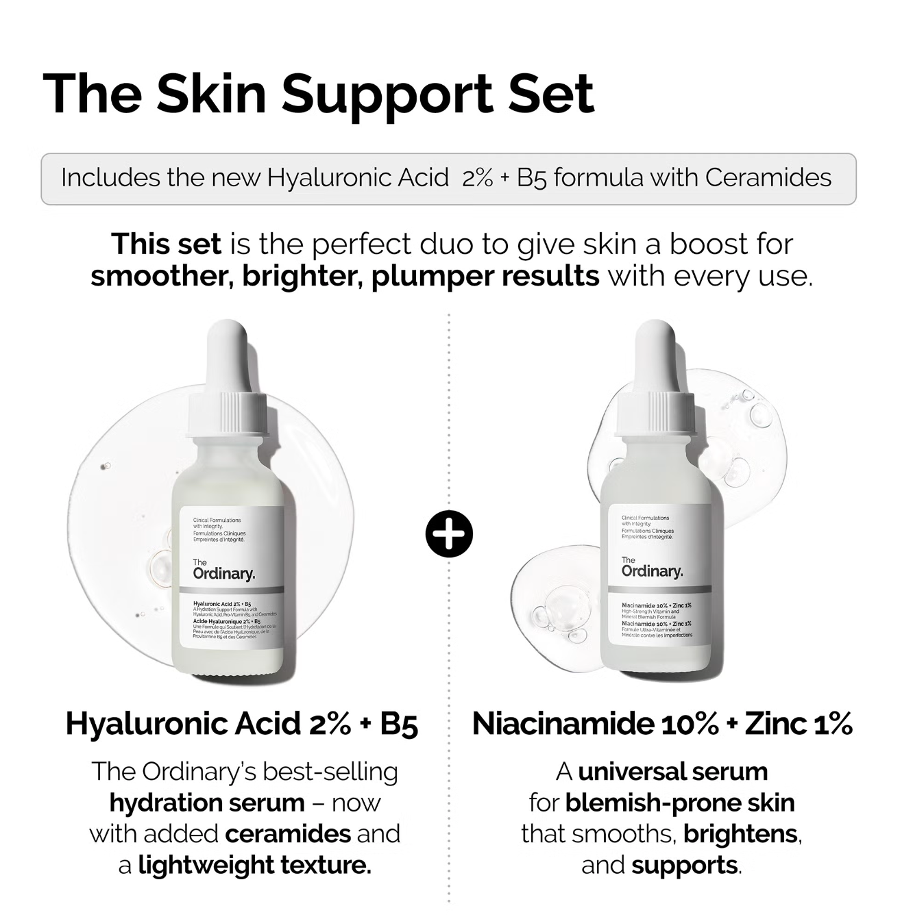 The Ordinary The Skin Support Set