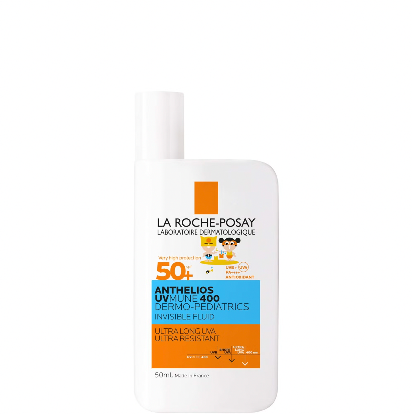 La Roche-Posay Anthelios UVMune 400 Dermo-Pediatrics Kids Ultra Light Invinsible Fluid SPF 50+ 50ml