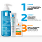 La Roche-Posay Breakout-Fighting Set- Medium Strength: Effaclar Cleanser, Corrective Care and SPF50+