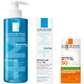 La Roche-Posay Breakout-Fighting Set- Medium Strength: Effaclar Cleanser, Corrective Care and SPF50+