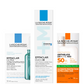 La Roche-Posay Breakout-Fighting and Post-Acne Mark Set: Effaclar Serum, Duo+M Anti Blemish Corrective Care and SPF50+