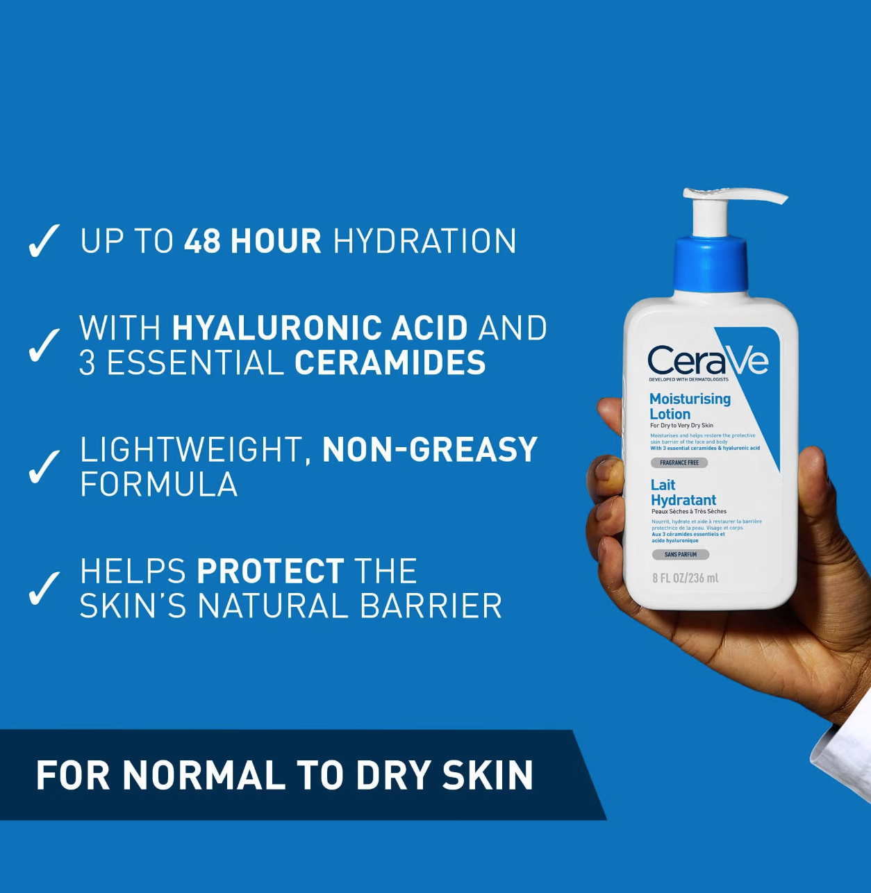 CeraVe Moisturising Lotion for Dry to Very Dry Skin