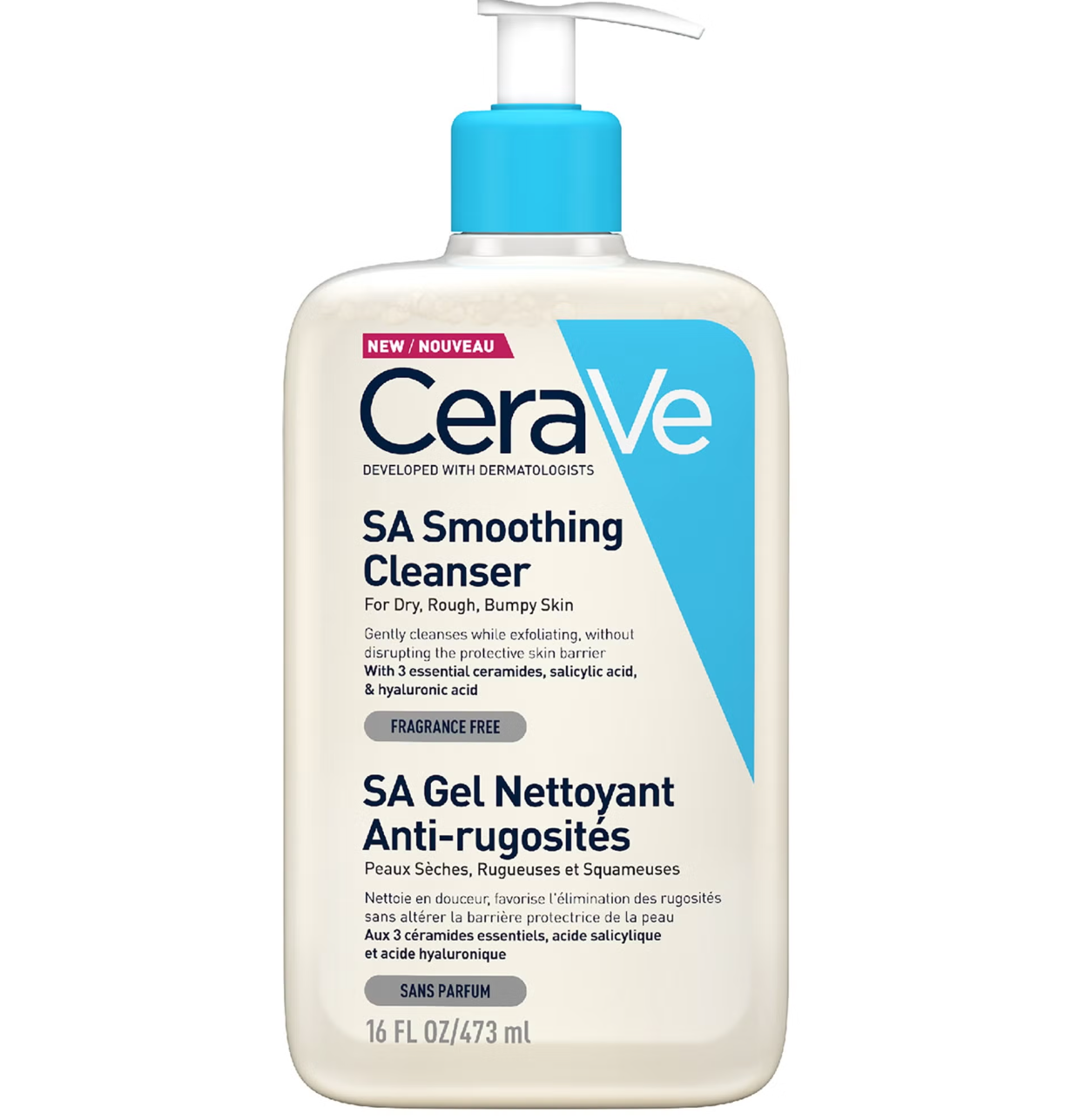 CeraVe SA Smoothing Cleanser with Salicylic Acid for Dry, Rough & Bumpy Skin 236ml