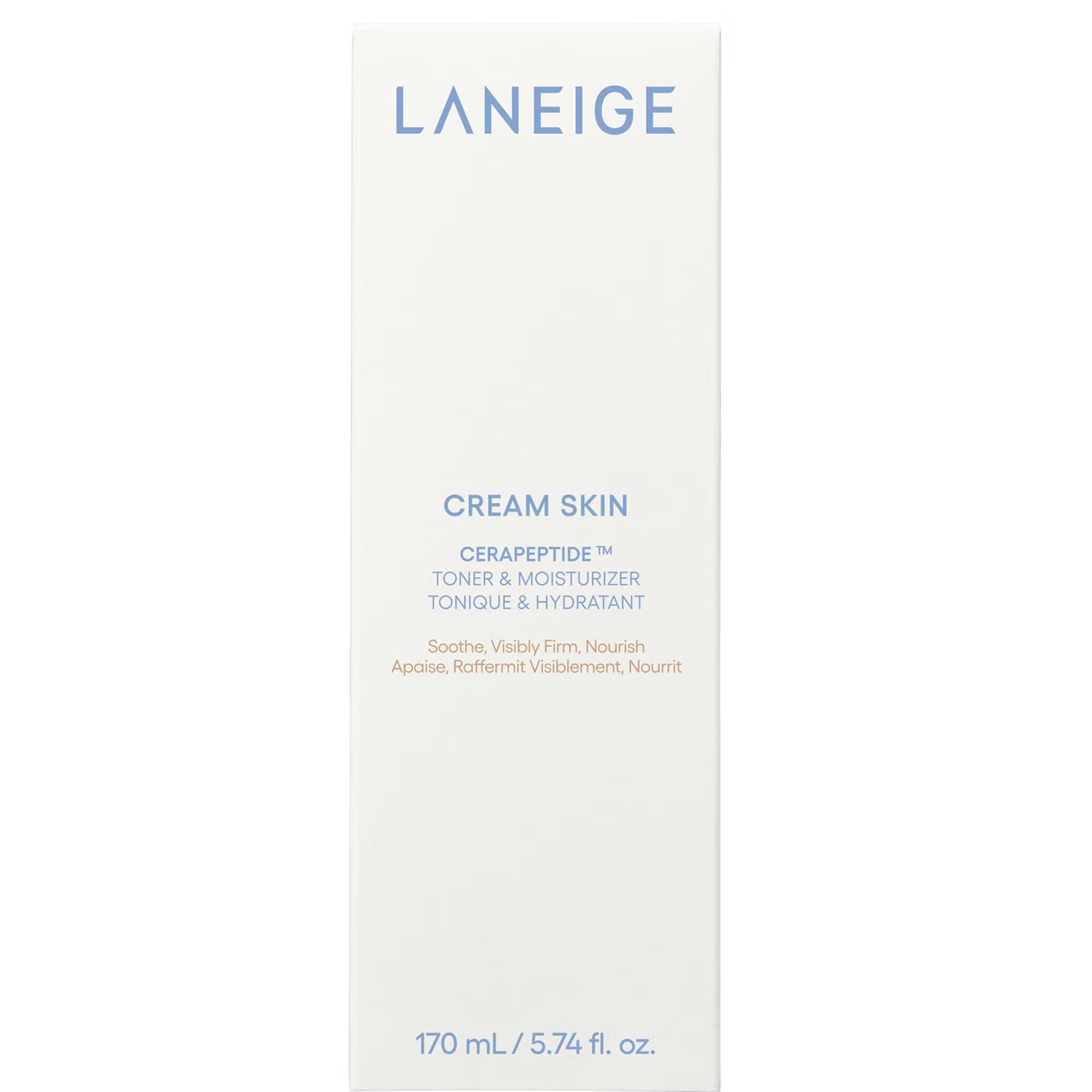 LANEIGE Cream Skin Cerapeptide Toner and Moisturiser 170ml