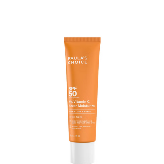 Paula's Choice 5% Vitamin C Sheer Moisturiser SPF 50 60ml