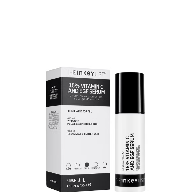 The Inkeylist 15% VITAMIN C+EGF SERUM