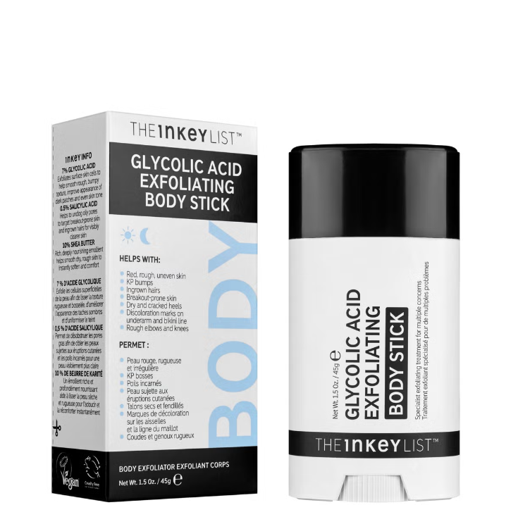 The INKEY List Glycolic Acid Exfoliating Body Stick 45g