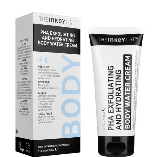 The INKEY List PHA Exfoliating and Hydrating Body Water Cream 150ml