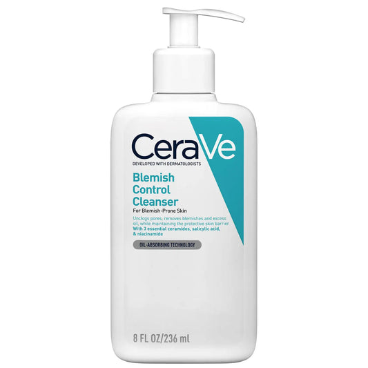 CeraVe Blemish Control Face Cleanser με 2% Σαλικυλικό Οξύ &amp; Νιασιναμίδη για Επιδερμίδες με Προδιάθεση με Κηλίδες 236ml