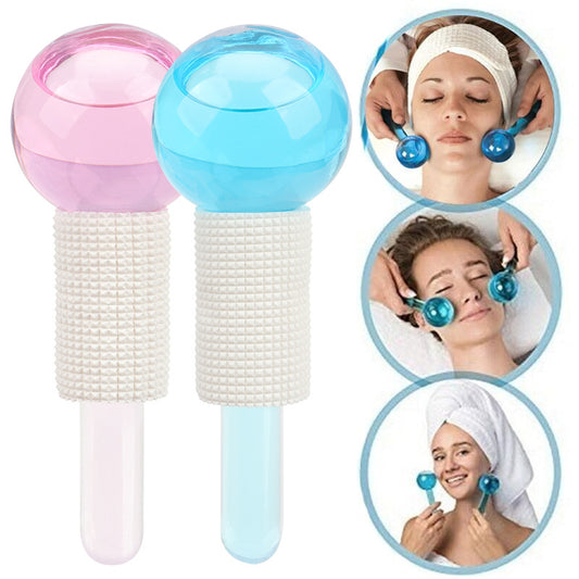 Beauty Crystal Ball Facial Cooling Ice Globes για Πρόσωπο και Μάτια 1 τεμ