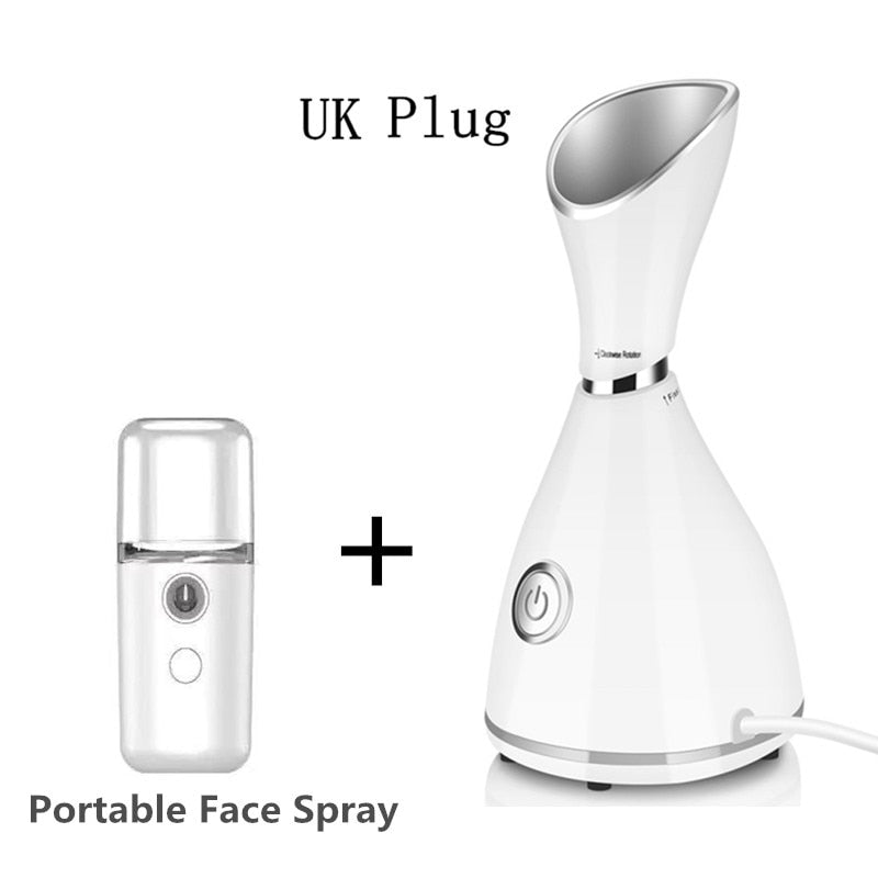 Face Steamer Machine SPA Sprayer Sauna Facial Humidifier Skin Care Facial Vaporizer Vapeur Visage Nebulizador Limpiador Digester