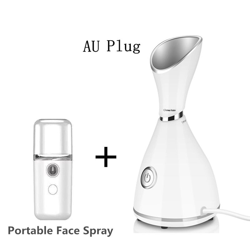 Face Steamer Machine SPA Sprayer Sauna Facial Humidifier Skin Care Facial Vaporizer Vapeur Visage Nebulizador Limpiador Digester