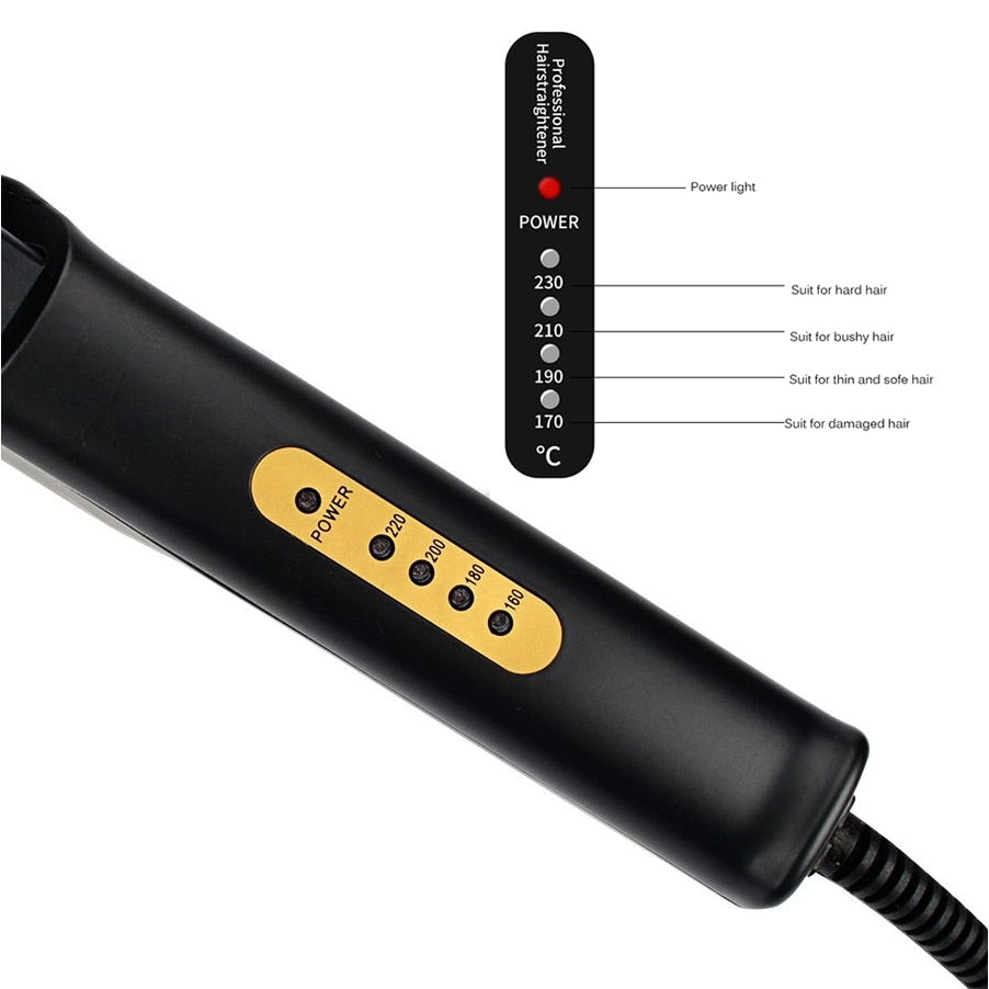 Professional Hair Straightener with Temperature Control