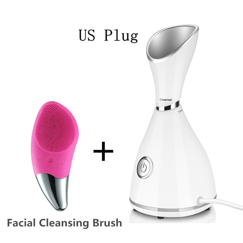 Face Steamer Machine SPA Sprayer Sauna Facial Humidifier Skin Care Facial Vaporizer Vapeur Visage Nebulizador Limpiador Digester