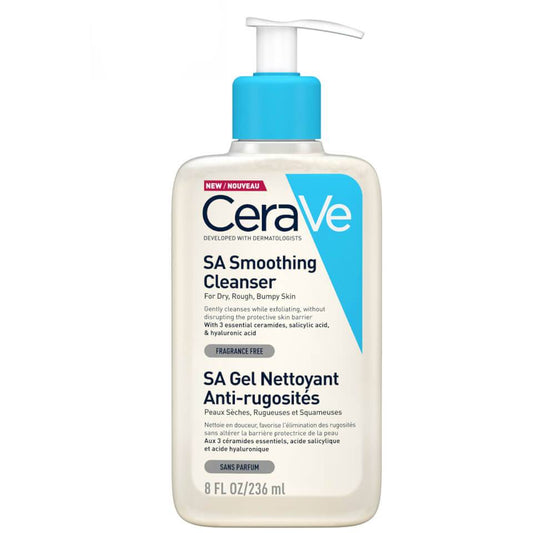 CeraVe SA Λειαντικό καθαριστικό με σαλικυλικό οξύ για ξηρό, τραχύ και ανώμαλο δέρμα