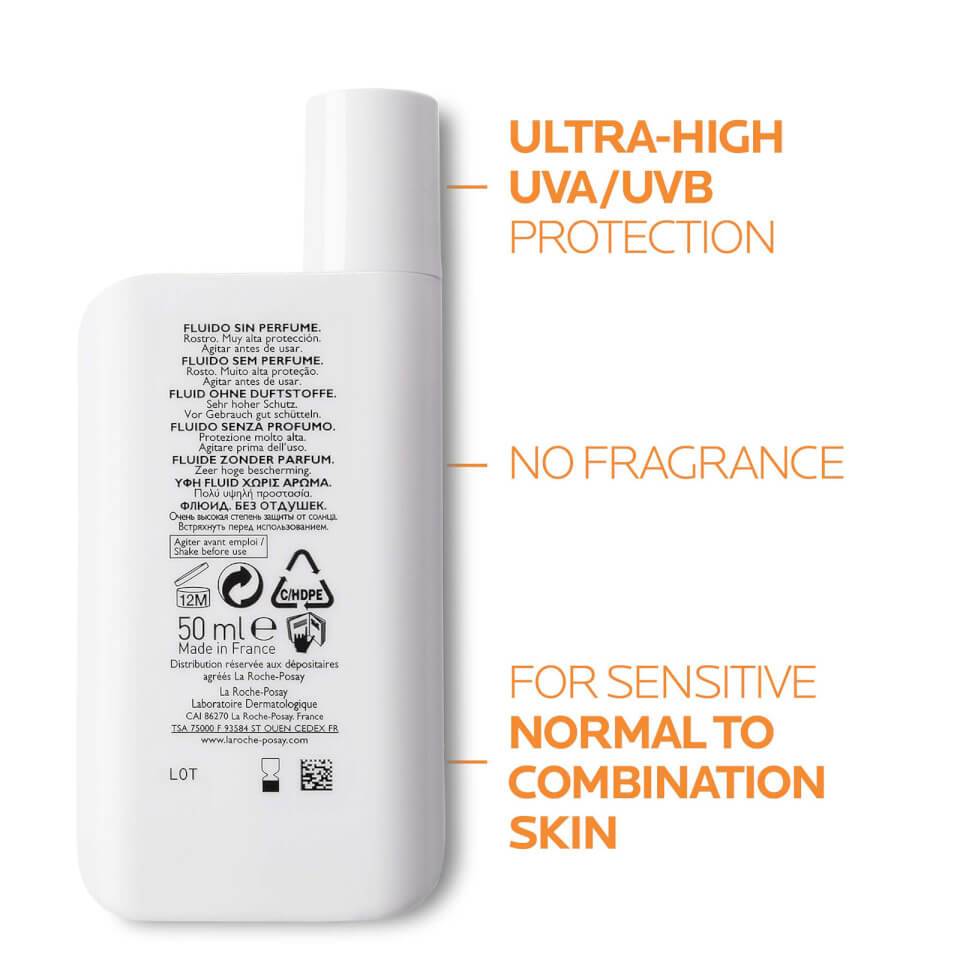 La Roche-Posay Anthelios Ultralight Invisible Fluid SPF50+ Αντηλιακή κρέμα 50ml
