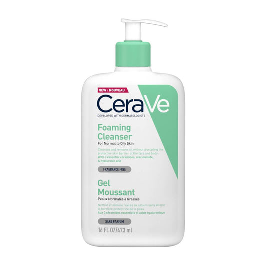 Cerave Foaming Facial Cleanser για Κανονικό έως Λιπαρό Δέρμα 