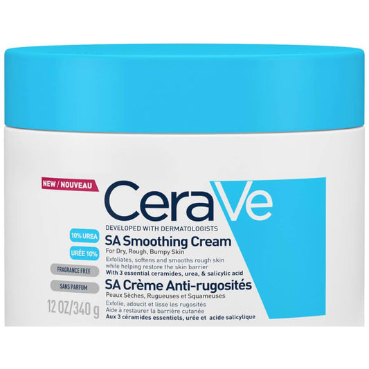 CeraVe SA Κρέμα λείανσης με σαλικυλικό οξύ για ξηρό, τραχύ και ανώμαλο δέρμα 340 γρ.